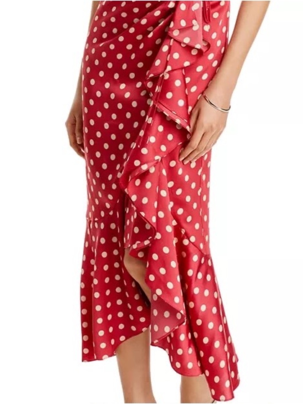 Cinq a Sept Mireya Polka Dot Dress size 10_NWT - Picture 5 of 9